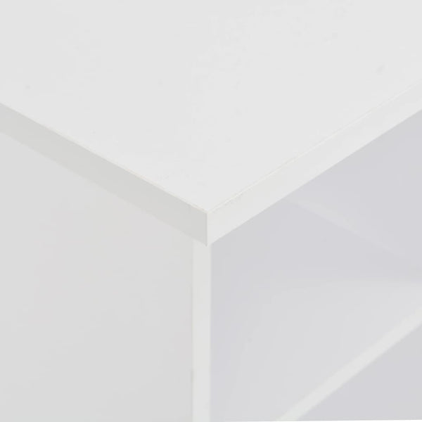 Table de bar vidaXL blanc 60x60x110 cm