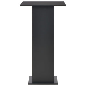 vidaXL Table de bar noir 60x60x110 cm