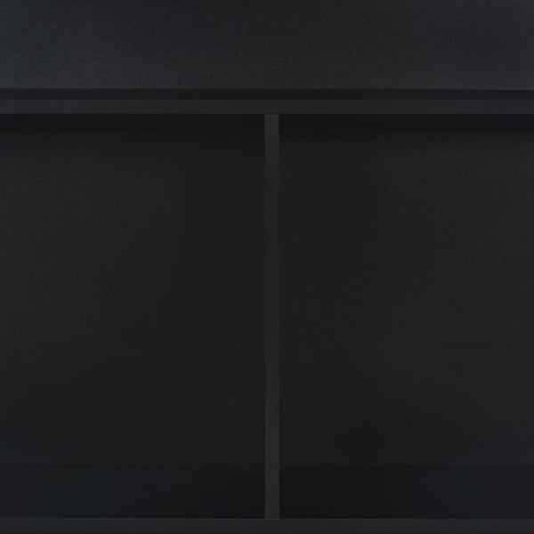 Bartisch mit 2 Tischplatten Schwarz 130x40x120 cm