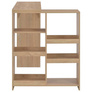 Bartisch mit Beweglichem Regal Eichenbraun 138x39x110 cm