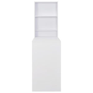 Bartisch mit Schrank Weiß 115x59x200 cm