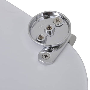 Toilettensitze mit Deckel 2 Stk. MDF Kieselsteine