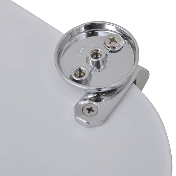Toilettensitze mit Deckel 2 Stk. MDF Kieselsteine