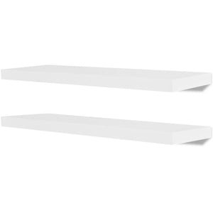 Wandregale 4 Stk. Weiß 80 cm