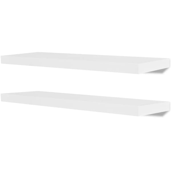 Wandregale 4 Stk. Weiß 80 cm