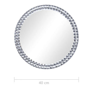 Wandspiegel 40 cm Hartglas