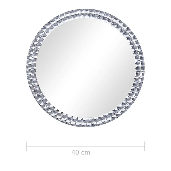 Wandspiegel 40 cm Hartglas