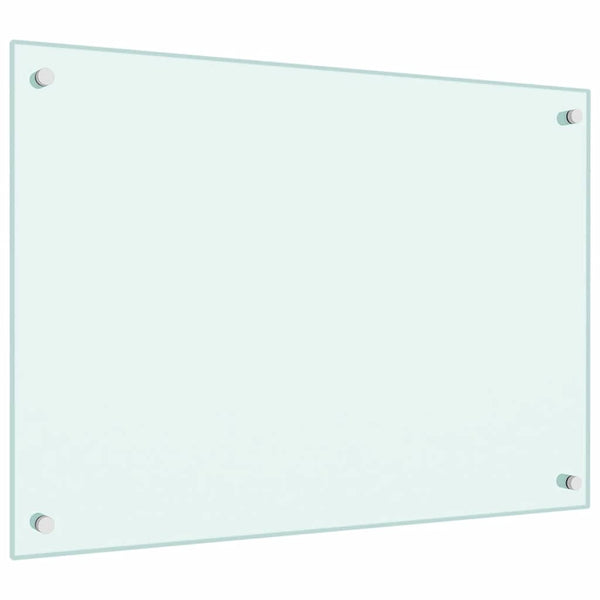 Küchenrückwand Milchweiß 70x50 cm Hartglas