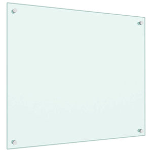 Küchenrückwand Milchweiß 70x60 cm Hartglas