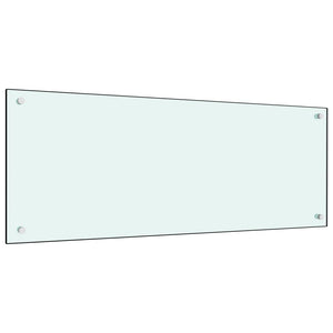 Küchenrückwand Milchweiß 100x40 cm Hartglas