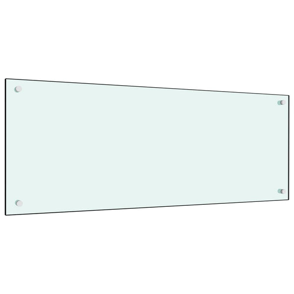 Küchenrückwand Milchweiß 100x40 cm Hartglas