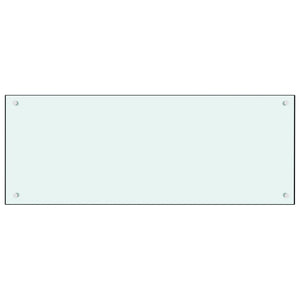 Küchenrückwand Milchweiß 100x40 cm Hartglas