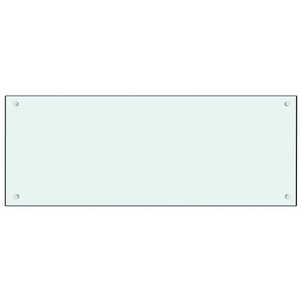 Küchenrückwand Milchweiß 100x40 cm Hartglas