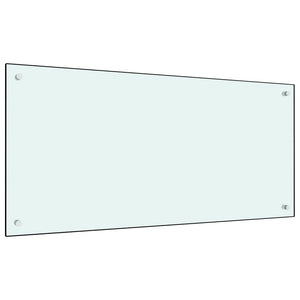 Küchenrückwand Milchweiß 100x50 cm Hartglas