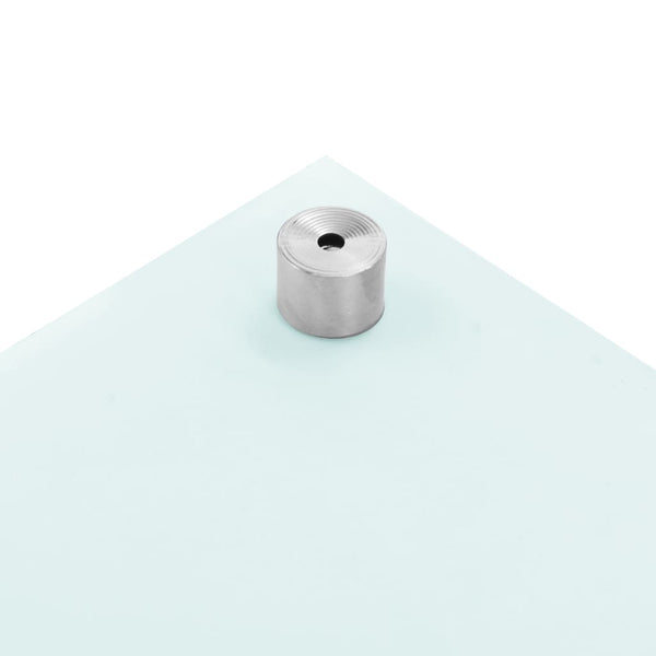 Küchenrückwand Milchweiß 100x50 cm Hartglas