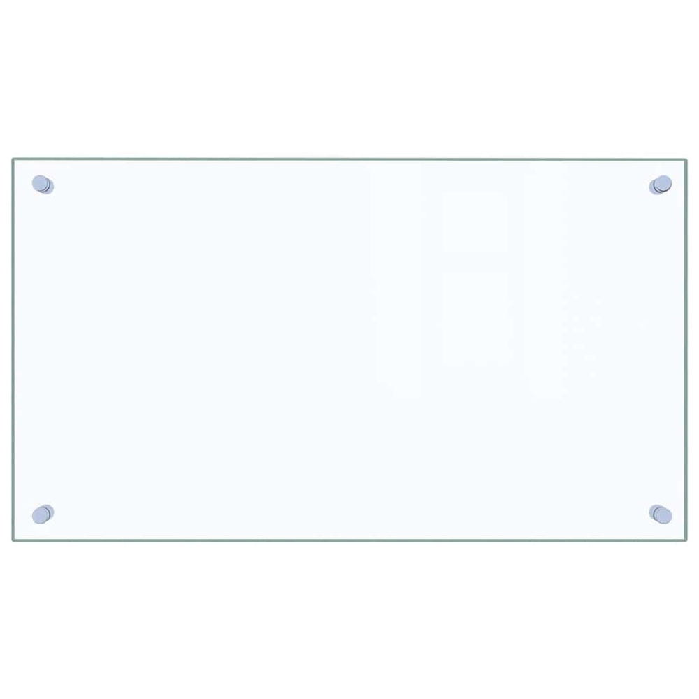 Küchenrückwand Transparent 70×40 cm Hartglas
