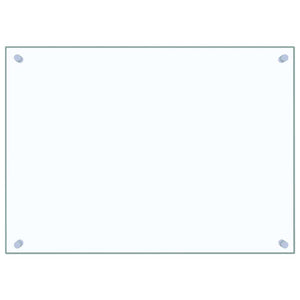 Küchenrückwand Transparent 70x50 cm Hartglas