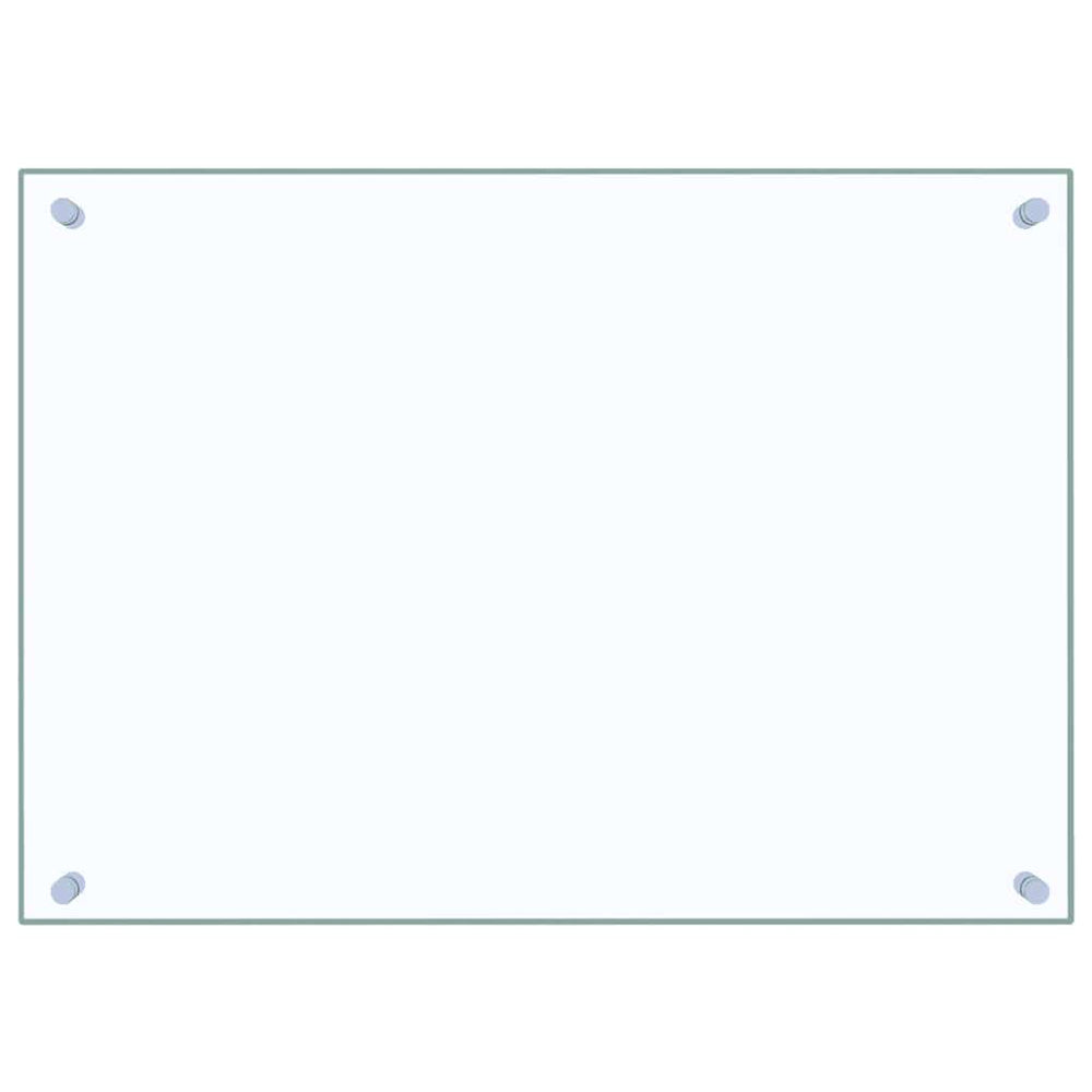 Küchenrückwand Transparent 70x50 cm Hartglas
