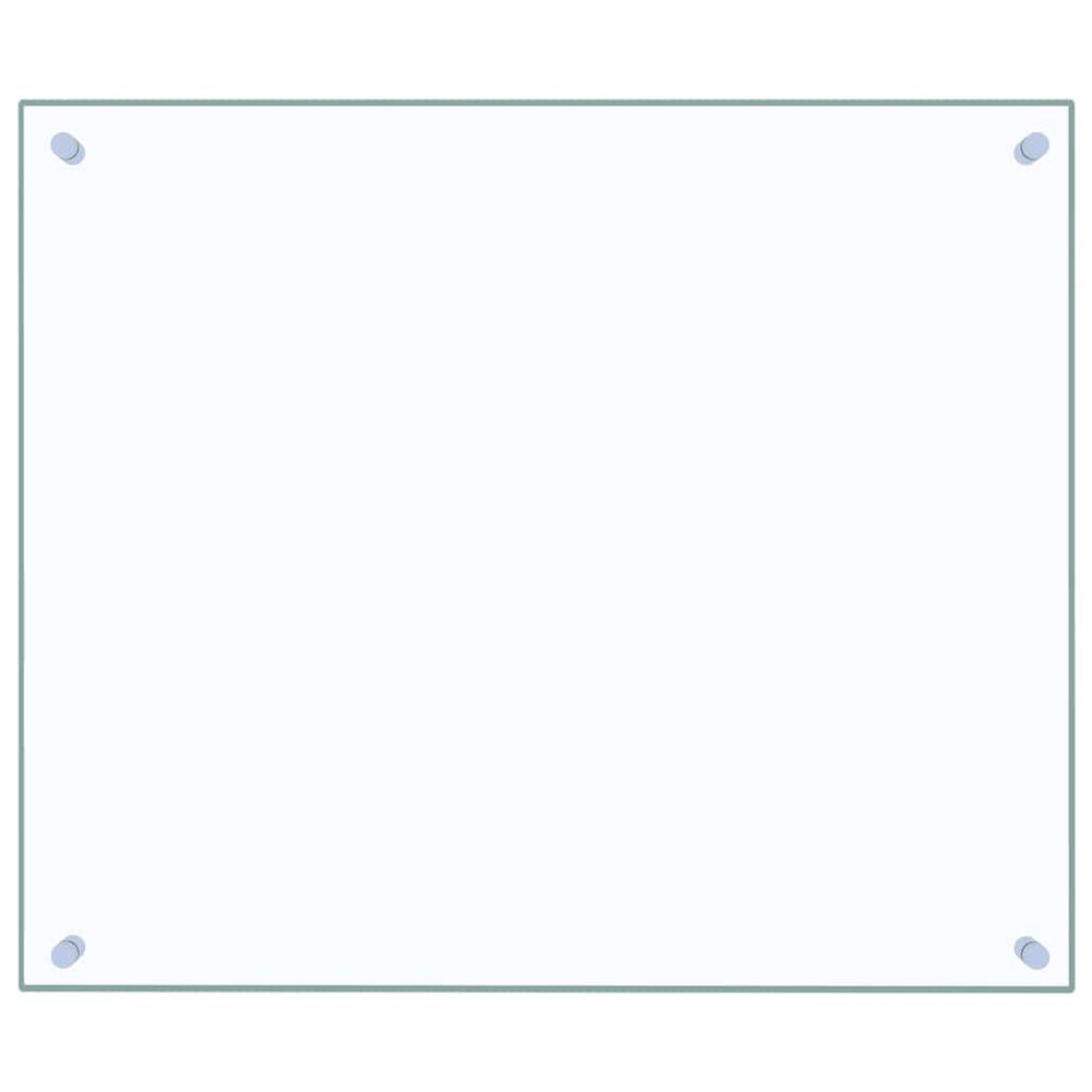 Küchenrückwand Transparent 70x60 cm Hartglas