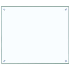Küchenrückwand Transparent 70x60 cm Hartglas