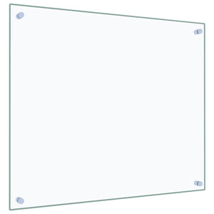 Küchenrückwand Transparent 70x60 cm Hartglas