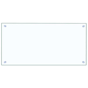 Küchenrückwand Transparent 80×40 cm Hartglas