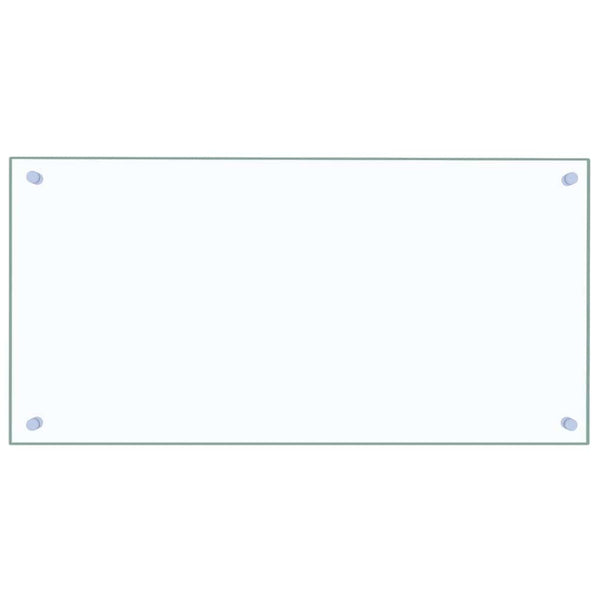 Küchenrückwand Transparent 80×40 cm Hartglas