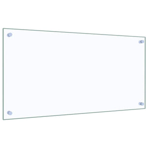 Küchenrückwand Transparent 80×40 cm Hartglas