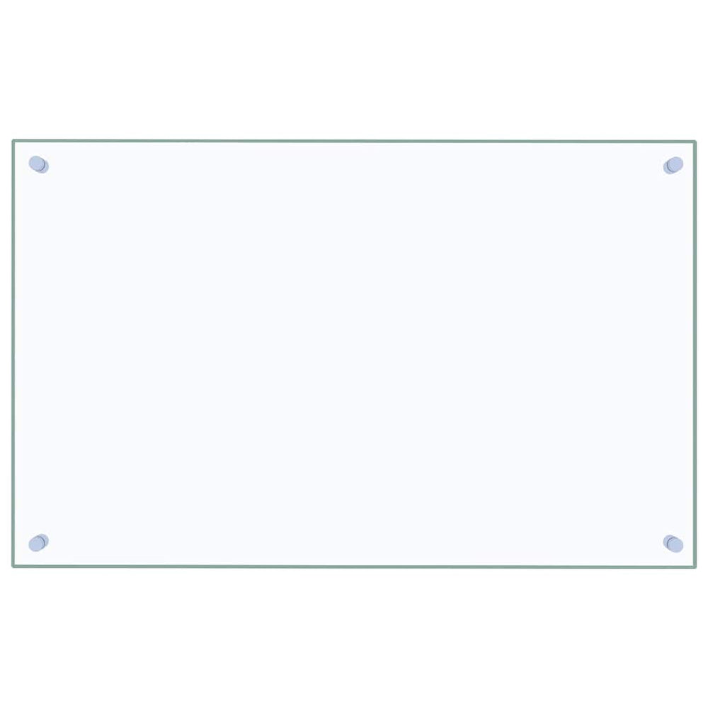 Küchenrückwand Transparent 80×50 cm Hartglas