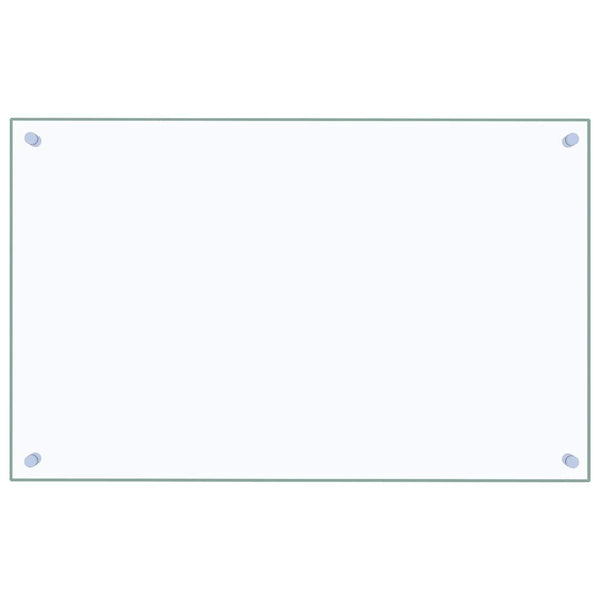 Küchenrückwand Transparent 80×50 cm Hartglas