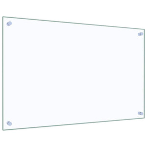 Küchenrückwand Transparent 80×50 cm Hartglas