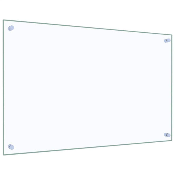 Küchenrückwand Transparent 80×50 cm Hartglas