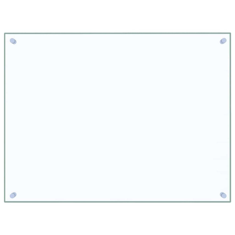 Küchenrückwand Transparent 80x60 cm Hartglas