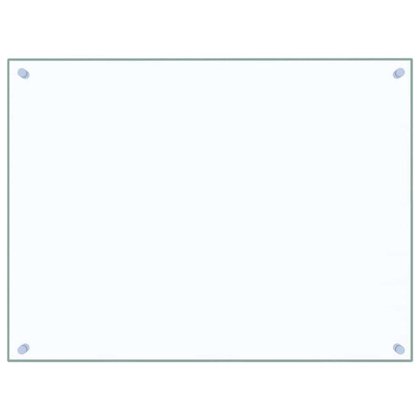 Küchenrückwand Transparent 80x60 cm Hartglas