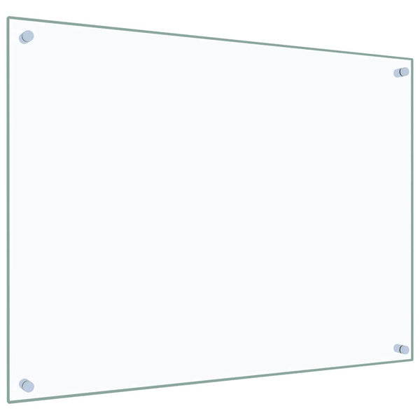 Küchenrückwand Transparent 80x60 cm Hartglas