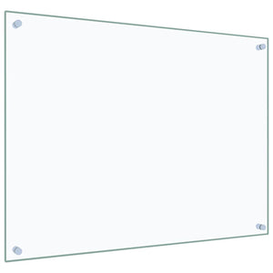Küchenrückwand Transparent 80x60 cm Hartglas