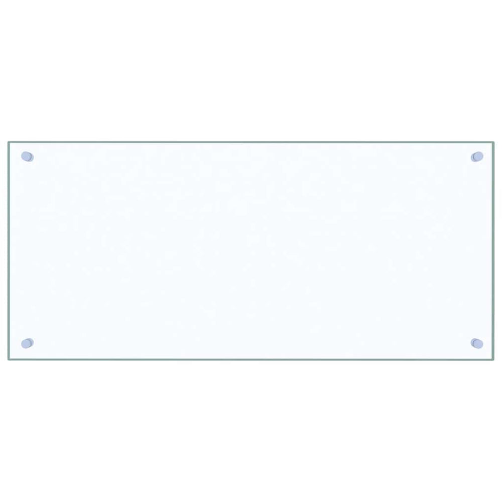 Küchenrückwand Transparent 90×40 cm Hartglas