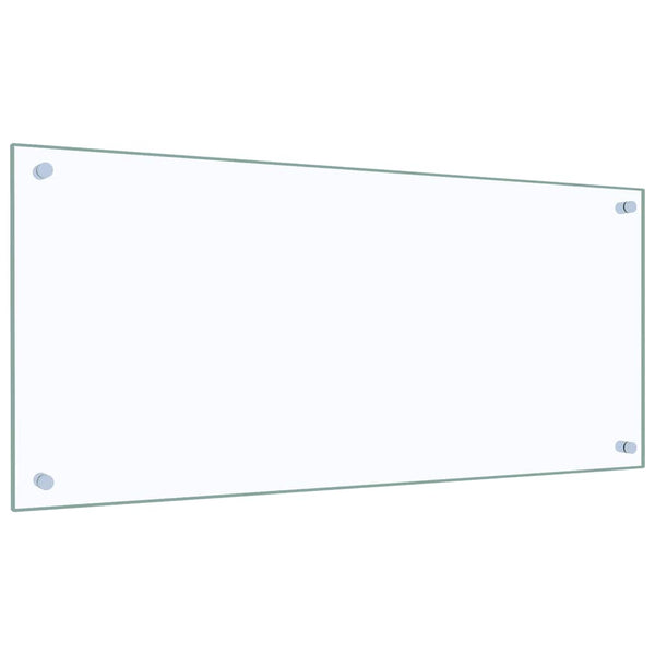 Küchenrückwand Transparent 90×40 cm Hartglas