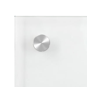 vidaXL Fond de hotte Transparent 90x40 cm Verre Trempé