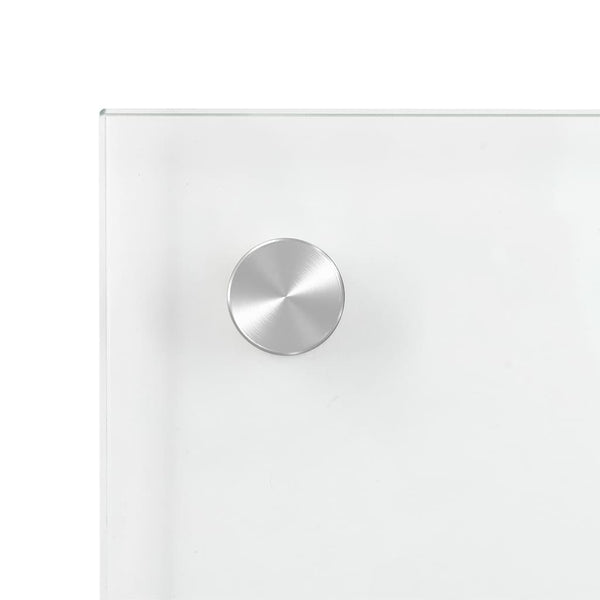 vidaXL Fond de hotte Transparent 90x40 cm Verre Trempé