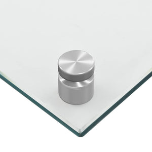vidaXL Fond de hotte Transparent 90x40 cm Verre Trempé