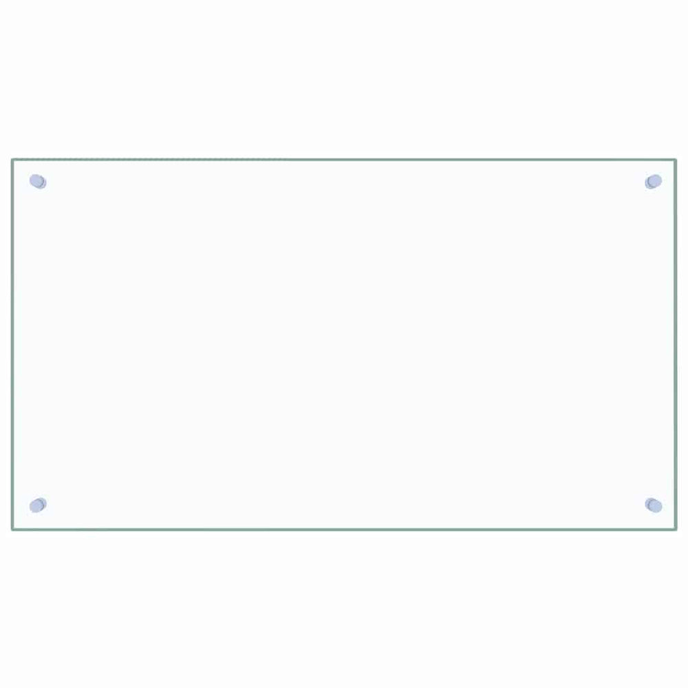 Küchenrückwand Transparent 90×50 cm Hartglas