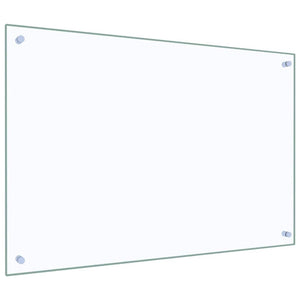 Küchenrückwand Transparent 90×60 cm Hartglas