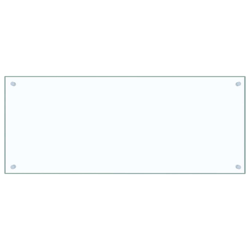 Küchenrückwand Transparent 100×40 cm Hartglas
