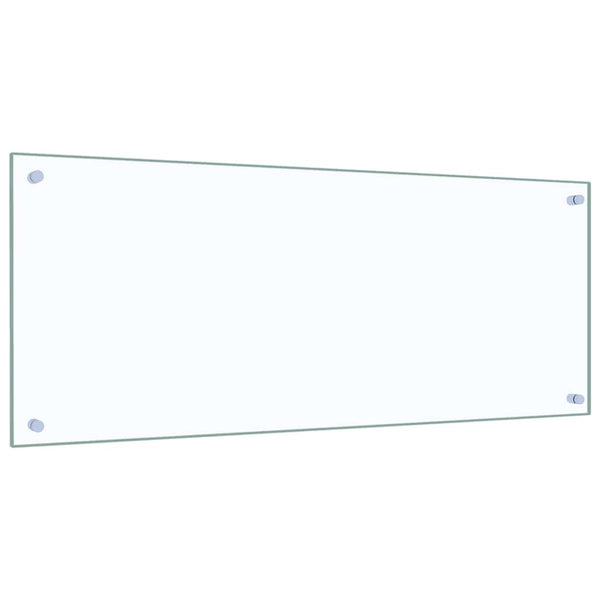 Küchenrückwand Transparent 100×40 cm Hartglas