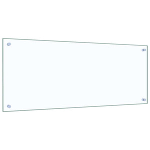 Küchenrückwand Transparent 100×40 cm Hartglas