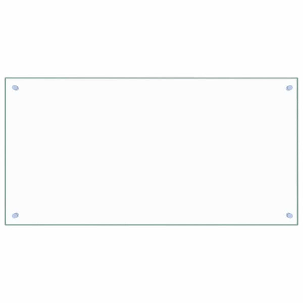 Küchenrückwand Transparent 100×50 cm Hartglas