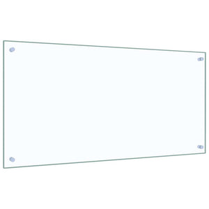 Küchenrückwand Transparent 100×50 cm Hartglas