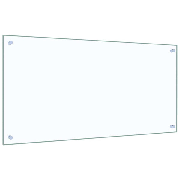 Küchenrückwand Transparent 100×50 cm Hartglas