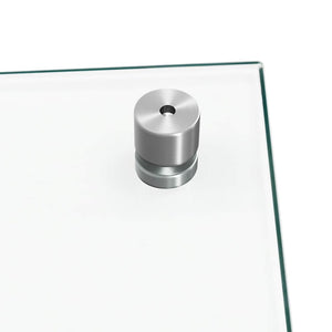 Küchenrückwand Transparent 100×50 cm Hartglas